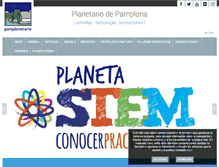 Tablet Screenshot of pamplonetario.org